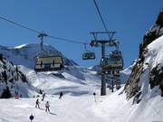 Ochsenalmbahn 1 - 4-persoons hogesnelheidsstoeltjeslift (koppelbaar) met kap