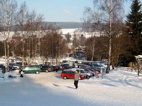 Fichtelgebergte: bereikbaarheid van en parkeermogelijkheden bij de skigebieden – Bereikbaarheid, parkeren Ochsenkopf