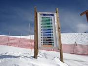 Voorbeeldige bewegwijzering bij de bergstations