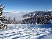 Mogelijkheden voor off-piste skiën onder de Kalteck