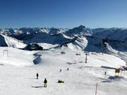 Uitzicht vanaf het bergstation Diedamskopf