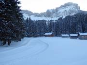 Langlaufloipes bij de Blaa-Alm