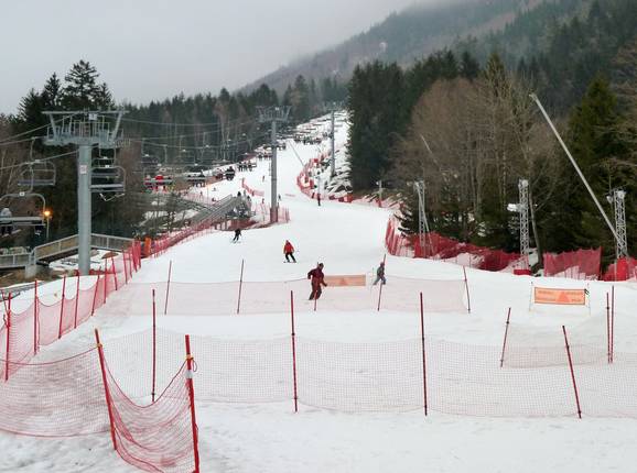 Gemakkelijke piste van de Planards