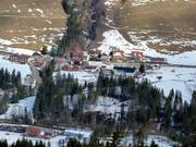 Uitzicht op de accommodaties in Balderschwang