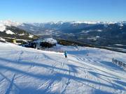 Start van de piste Easy Street