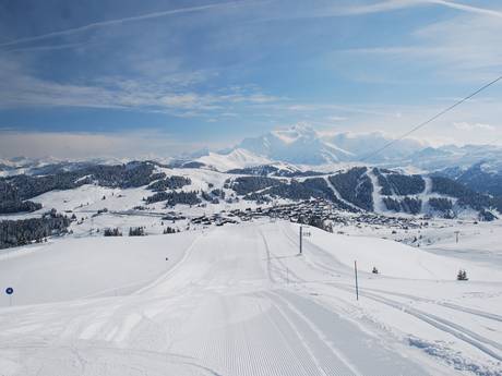 Pays du Mont Blanc: Grootte van de skigebieden – Grootte Espace Diamant – Les Saisies/Notre-Dame-de-Bellecombe/Praz sur Arly/Flumet/Crest-Voland