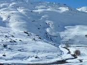 Loipe in Les Menuires