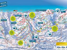 Pistekaart Walmendingerhorn/Heuberg – Mittelberg/Hirschegg