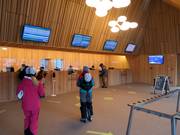 Verzorgde kassa van de Nebelhornbahn