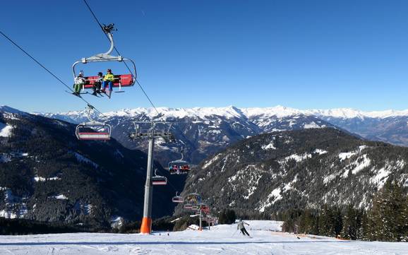 Grootste hoogteverschil in de Gailtaler Alpen – skigebied Goldeck – Spittal an der Drau