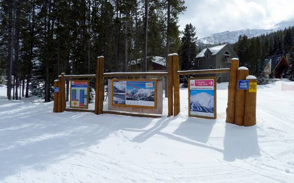 Clark Range: oriëntatie in skigebieden – Oriëntatie Castle Mountain