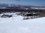 Uitzicht op de accommodaties in Annupuri