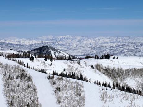 Rocky Mountains: Grootte van de skigebieden – Grootte Park City