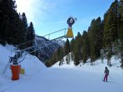 Sneeuwkanon in Pampeago