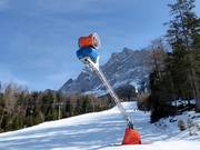 Krachtige sneeuwkanon