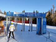 Informatie bij het instappen bij de liften