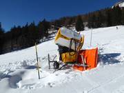 Sneeuwkanon in Anzère