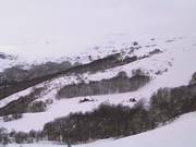 Uitzicht over het skigebied Chapelco