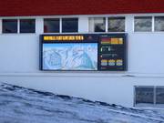 Informatiebord bij het dalstation Diavolezza