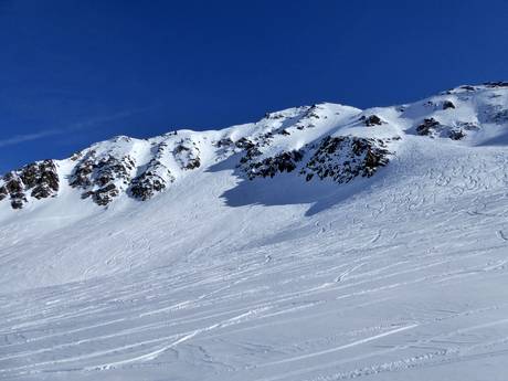 Skigebieden voor gevorderden en off-piste skiërs Andermatt Sedrun Disentis – Gevorderden, off-piste skiërs Gemsstock – Andermatt