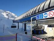 Tanzbödenbahn - 6-persoons hogesnelheidsstoeltjeslift (koppelbaar) met kap en stoelverwarming