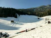 Uitzicht op het skigebied Feldthurns/Velturno