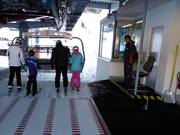 Personeel bij de stoeltjeslift