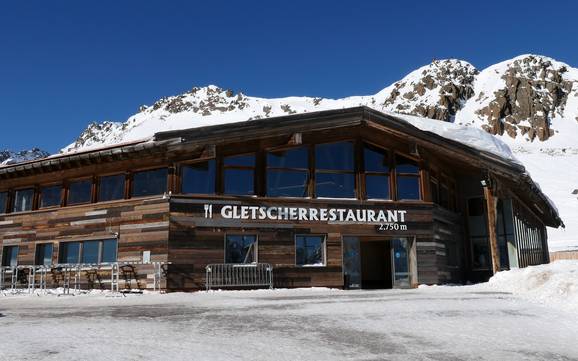 Hutten, Bergrestaurants  Kaunertal – Bergrestaurants, hutten Kaunertaler Gletscher (Kaunertal-gletsjer)