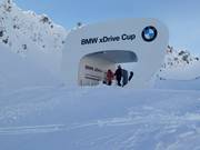 Wedstrijdparcours bij de Parsenn Rapid