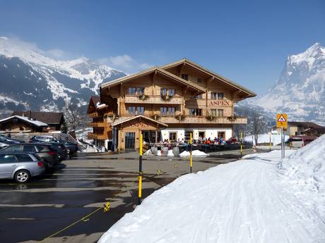 Jungfrau Region: accomodatieaanbod van de skigebieden – Accommodatieaanbod Kleine Scheidegg/Männlichen – Grindelwald/Wengen