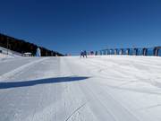 Oefenhelling bij de transportband