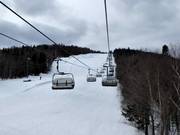 La Tempête Express - 4-persoons hogesnelheidsstoeltjeslift (koppelbaar) met kap