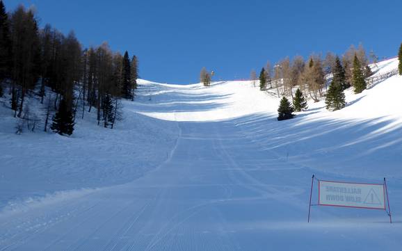 Skigebieden voor gevorderden en off-piste skiërs Valsugana – Gevorderden, off-piste skiërs Lagorai/Passo Brocon – Castello Tesino