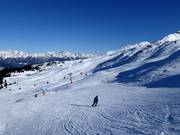 Gemakkelijke piste bij de stoeltjeslift Enzian