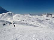 Uitzicht vanaf de Wartherhorn naar de Saloberkopf (Warth/Schröcken)