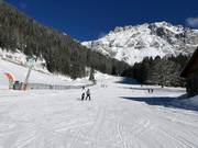 Gemakkelijke piste bij de Zauberlift