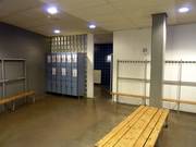 Kleedkamers in de skihal Ice Mountain