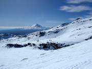 Diep-sneeuwgebieden Amphitheatre, Angus' Face en Tennent's Headwall