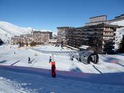 Oefenhelling in Les Menuires