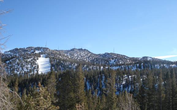Hoogste dalstation aan het Lake Tahoe – skigebied Mt. Rose