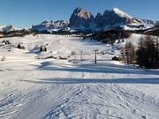 Piste bij de stoeltjeslift Sanon