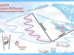 Pistekaart Sonnenlifte – Röfleuten (Pfronten)