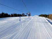 Gemakkelijke piste 2 bij de 10-persoons gondelbaan Kreischberg