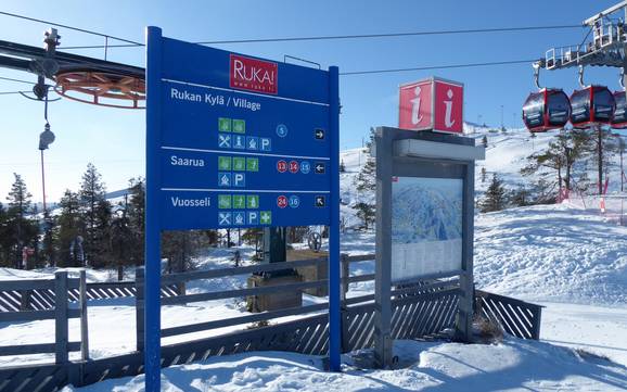 Noord-Österbotten: oriëntatie in skigebieden – Oriëntatie Ruka