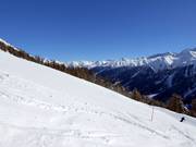 Middelzware piste bij de Fleschenlift