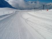 Vers geprepareerde piste