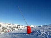 Lanzenbesneeuwing in het skigebied Villars/Gryon