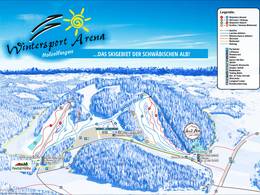 Pistekaart Holzelfingen (Lichtenstein) – Wintersport Arena