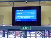 Digitale informatie bij het dalstation Bullocks Flat