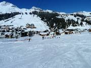 Gemakkelijke piste Schwarzwand in Lech